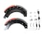 Fleetline Brake Shoe Kit - Two Lined Brake Shoes With Hardware, New, Abex, Ex, 23000 Gawr 4515QHP - alternate 1